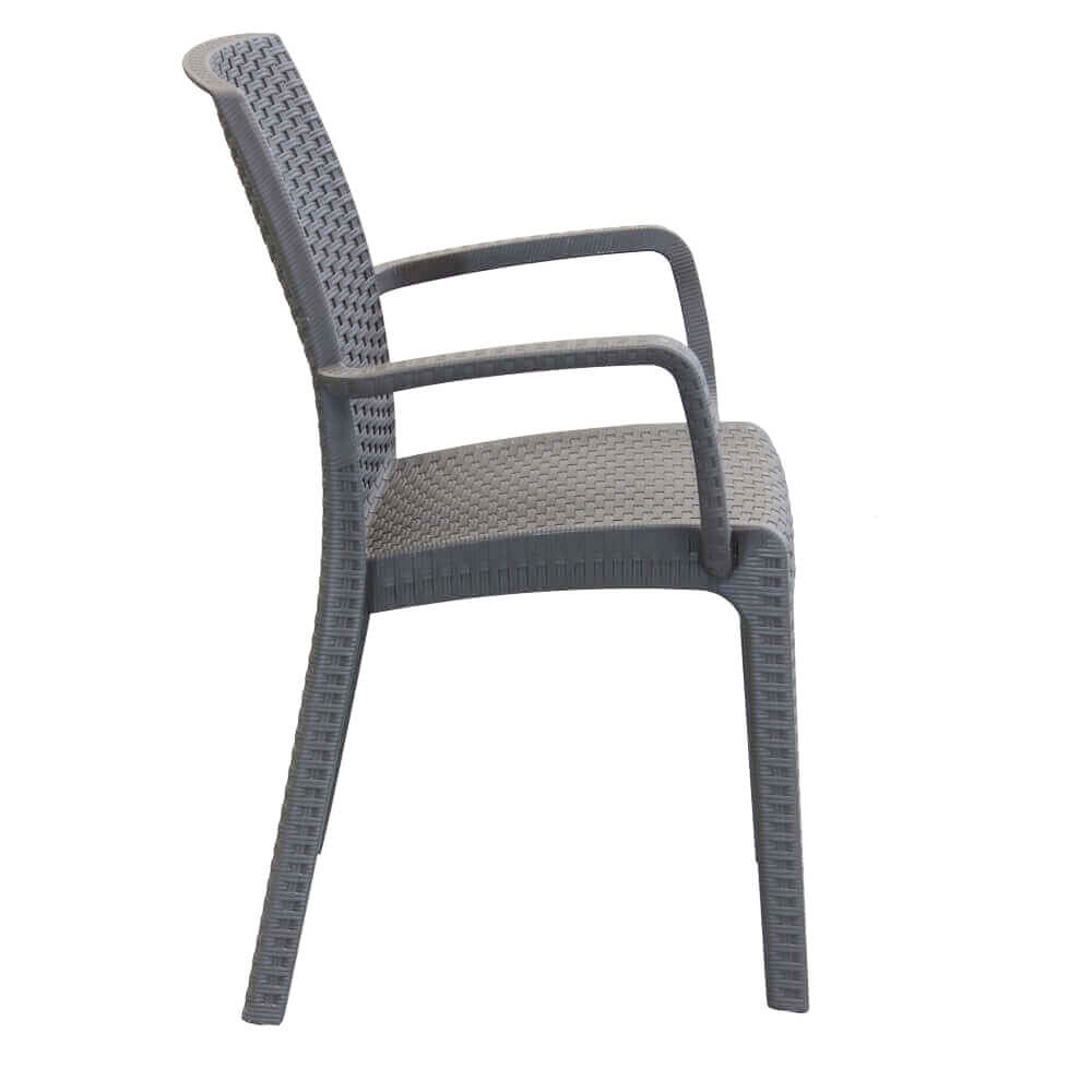 Sedia indiana 57x59x86 h cm in Wicker Taupe