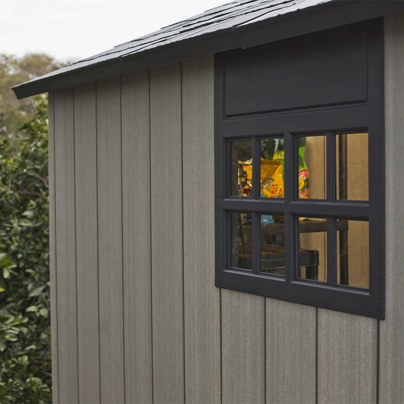 Casetta in resina OAKLAND BROSSIUMÂ® 7513 - 10mÂ² - Grigio