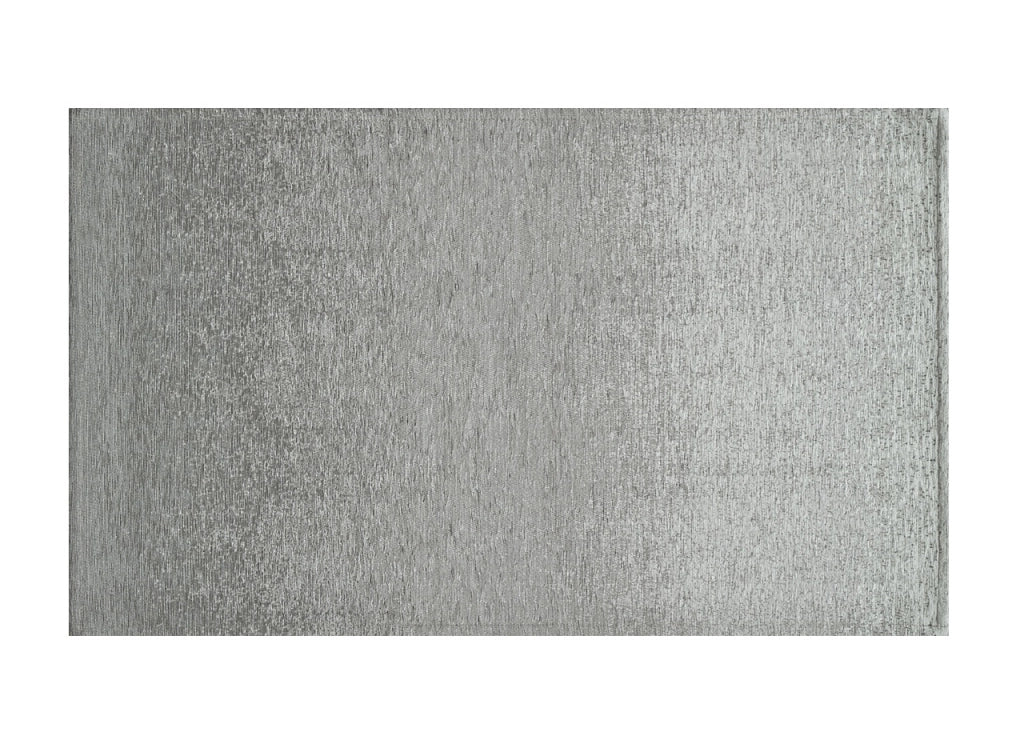 Tappeto Velour Antiscivolo Da Camera E Salotto Disegno Giove Argento By Suardi - 200x260 Ovale - Argento