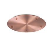 Rosone Standard All In Metallo Rame 5 Luci