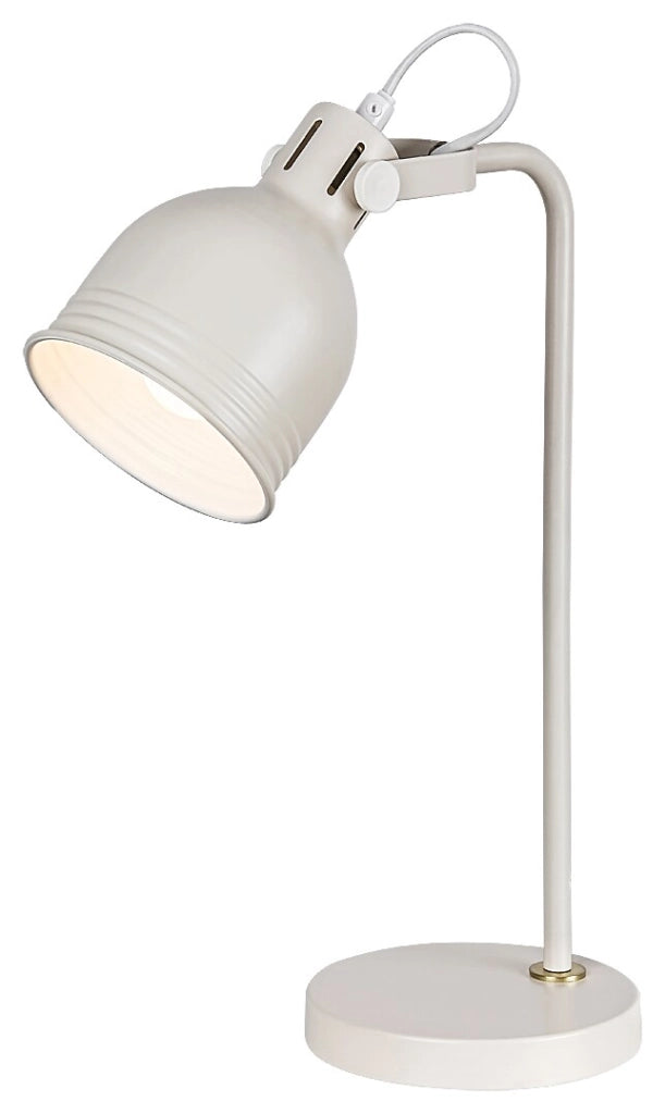 Lampada da scrivania industrial beige E14 Flint 2241 Rabalux