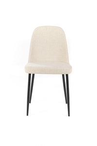 Set 4 Sedie 55x46xH85 cm in Tessuto Tamara Beige