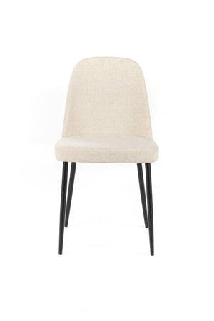 Set 4 Sedie 55x46xH85 cm in Tessuto Tamara Beige