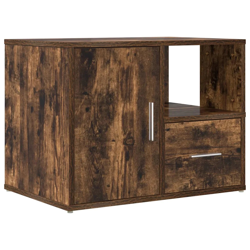 vidaXL Mobile Angolare Rovere Fumo 160x40x45 cm in Truciolato