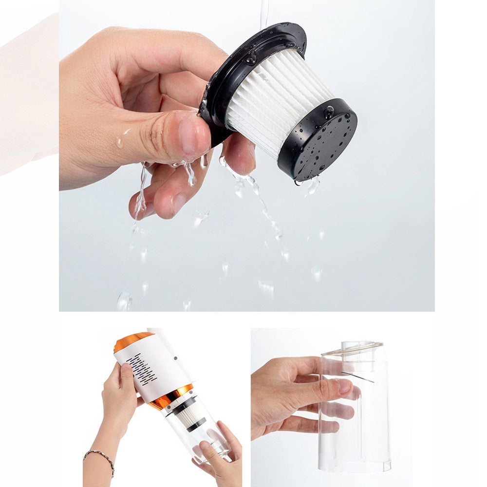 Trade Shop - Aspirapolvere Senza Filo 2in1 A Batteria Ricaricabile Aspira Polvere C Accessori -