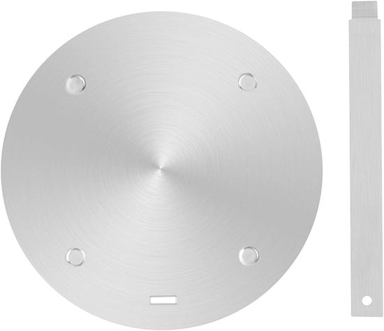 Adattatore di Induzione Convertitore Placca per Cucina a Gas - Diffusore di Calore in Acciaio Inossidabile 16cm con Maniglia Removibile