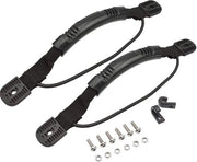 Supporto di traino per kayak 2 pezzi - supporti di traino per barche - nero.