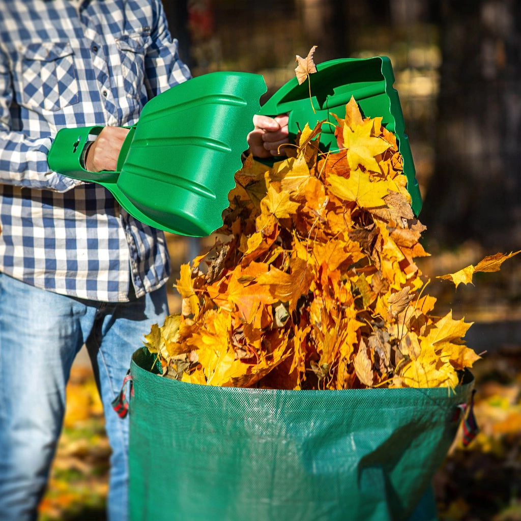 Raccoglitore di foglie KADAX, rastrello per erba in plastica, Bear Paw Garden