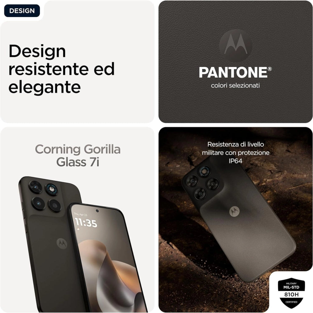 Motorola Moto G77 8+256GB 6.78" 5G Pantone Black Olive ITA