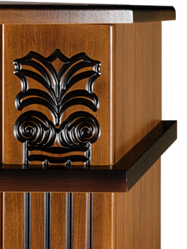 Camino Elettrico da Pavimento 96,3x120x31,8 cm Effetto Fiamma 1500W Roma mini & Mars Noce