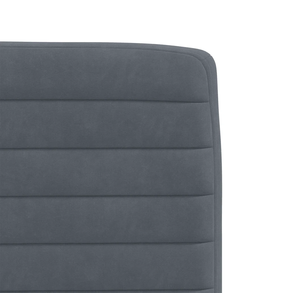 vidaXL Sedie da Pranzo 2 pz Grigio Scuro in Velluto