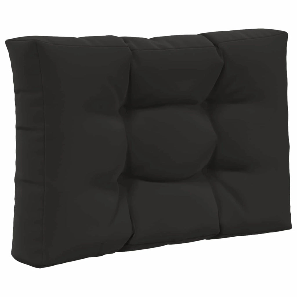 Cuscino per divano da esterno 3 pcs Nero Poliestere