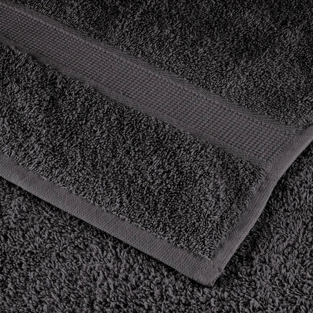 Asciugamani Premium SOLUND 2 pz | Teli per bagno Antracite 50x100 cm 600 g/m2