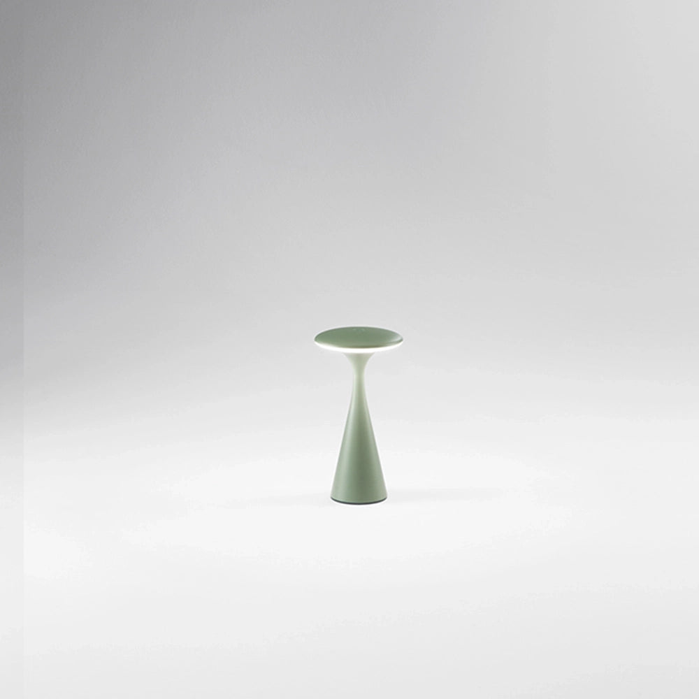 Lampada Tavolo Esterno Moderna Mini Elliott Alluminio Verde Led 2W 3000K