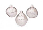 Confezione da 3 pendagli vetro Organic argento D80 assortiti