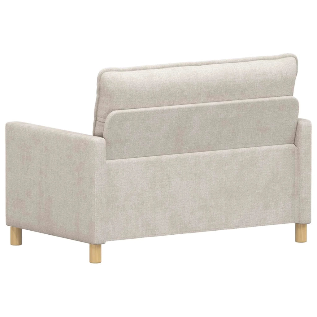 Divano Crema 126 x 81 x 87,5 cm Poliestere