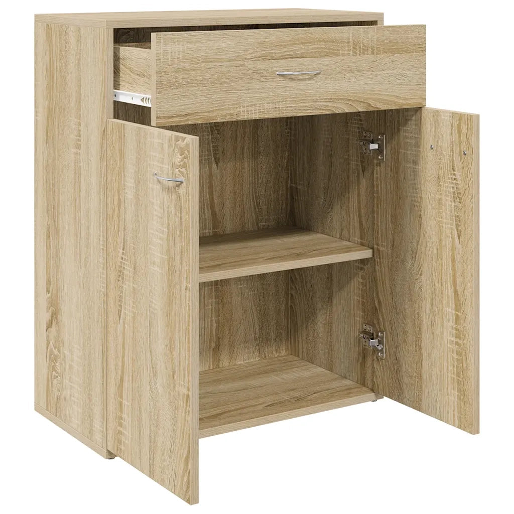 Credenza Rovere Sonoma 60x30x75 cm in Truciolato cod mxl 14795