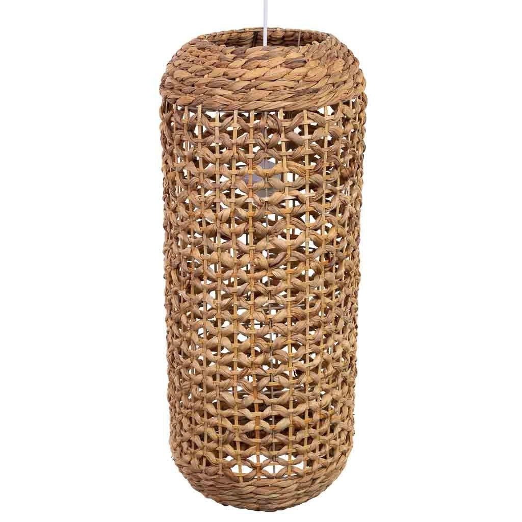 Lampada da soffitto in fibra di giacinto D29x70j cm