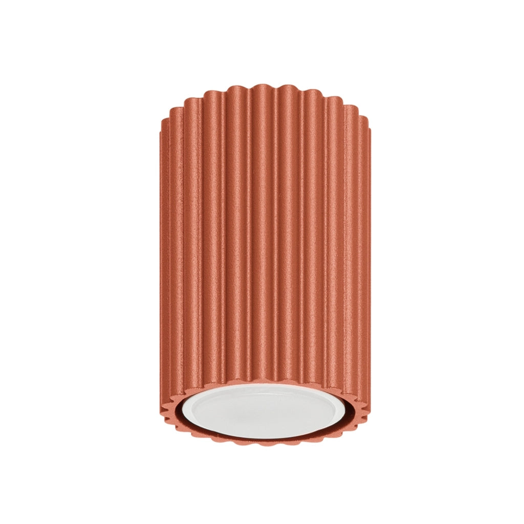 Spot soffitto GRAVIO Pure Lume rosso ocra GU10 10cm