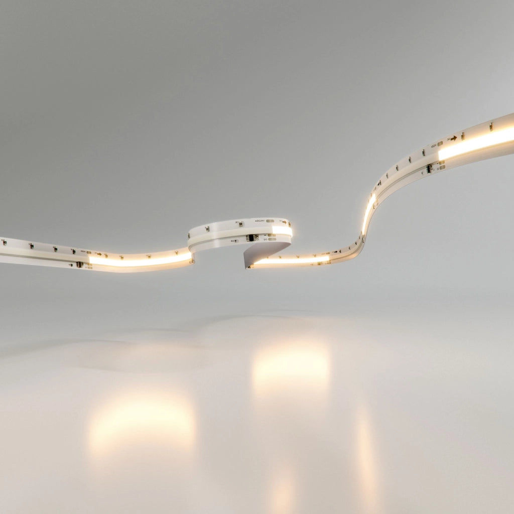 Striscia LED COB Fine Running 5 metri 24V 2700K 12W/m IP20 360LED/m con tecnologia SPI WS2811 per controllo pixel dinamico ed effetti luminosi