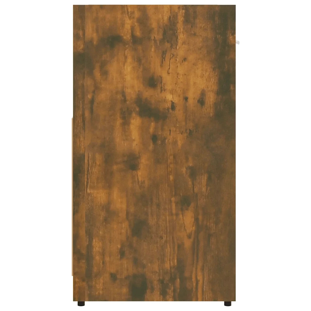 Armadietto Bagno | Armadio da bagno Rovere Fumo 60x33x60 cm in Legno Multistrato
