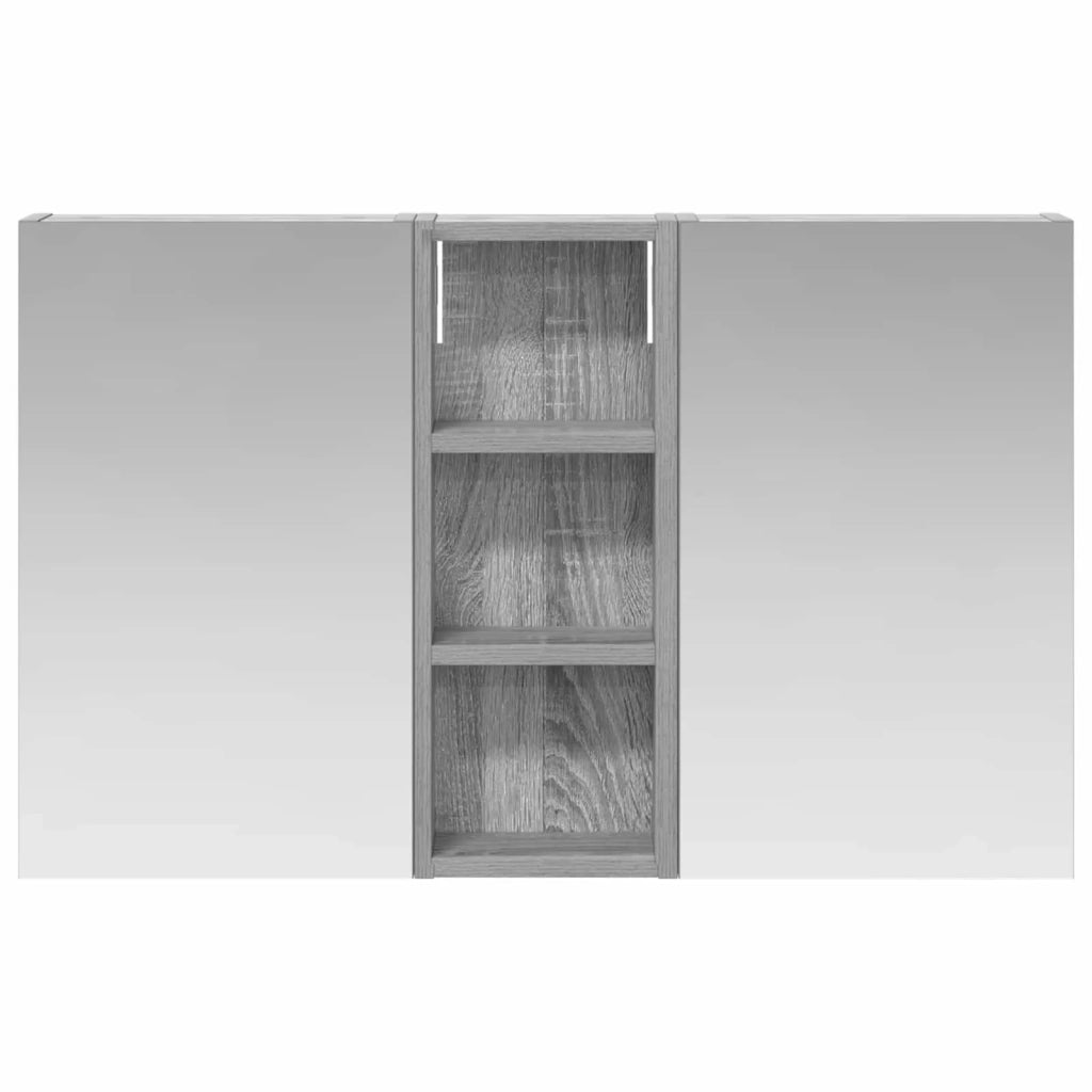 Set di Armadi da Bagno con lo scaffale 3 pcs 80 x 10,5 x 50 cm