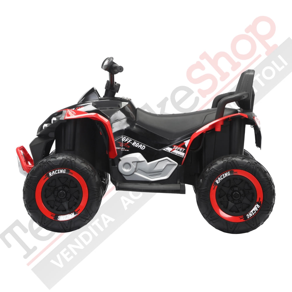 Tecnobike Shop - Quad Elettrico per Bambini ATV Safari Gold 24V-Rosso