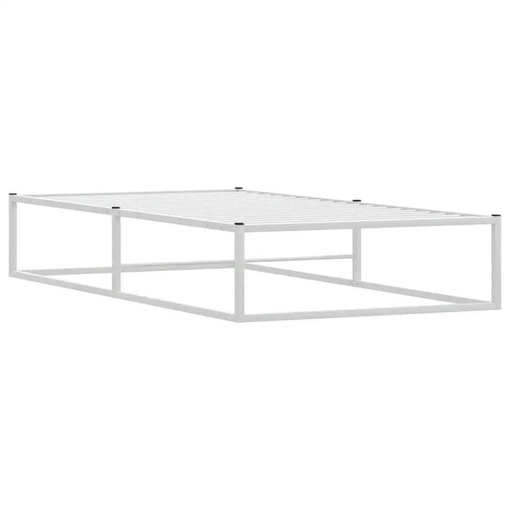 Giroletto senza Materasso Bianco 100x200 cm in Metallo 4017423