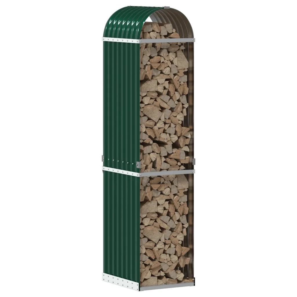 Portaceppi Verde 40x45x170 cm in Acciaio Zincatocod mxl 132959