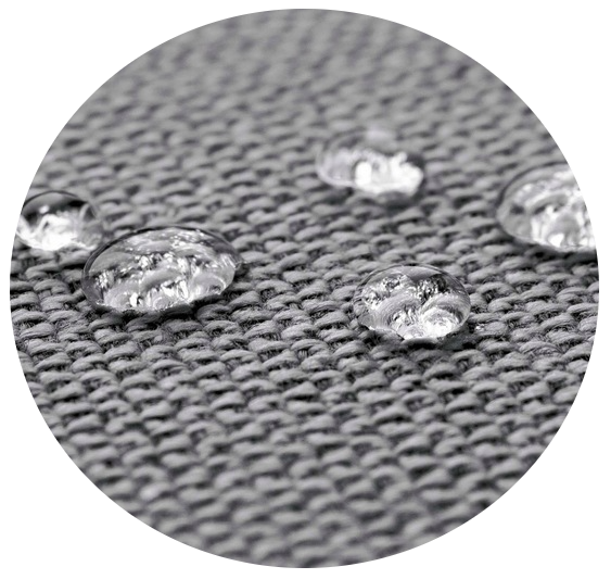 AIO FACTORY Cuscino da giardino impermeabile grigio 112x113 cm per sedia sospesa