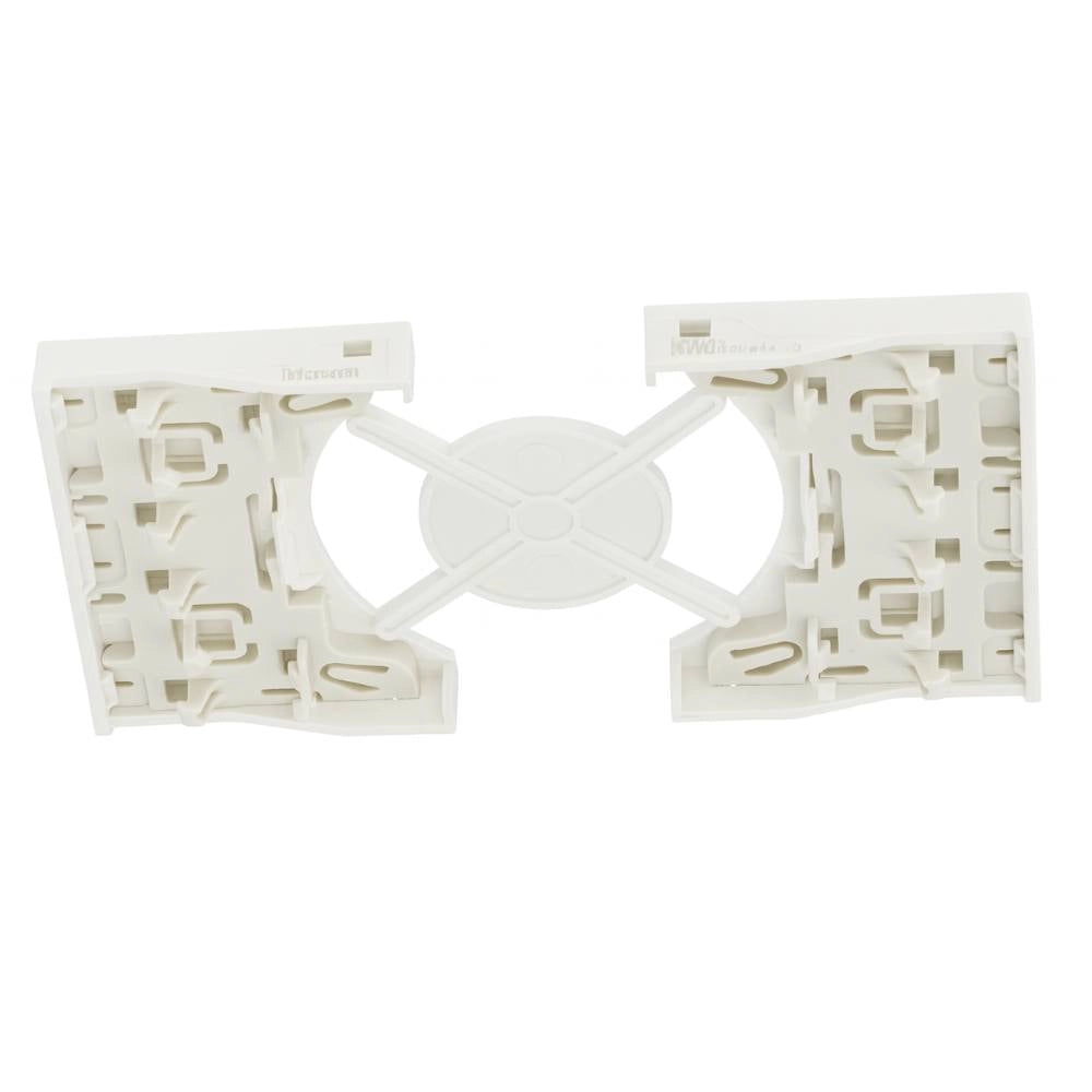 Cover bticino living now per prese standard p40 2 moduli varie finiture *** colore bianco, confezione 1