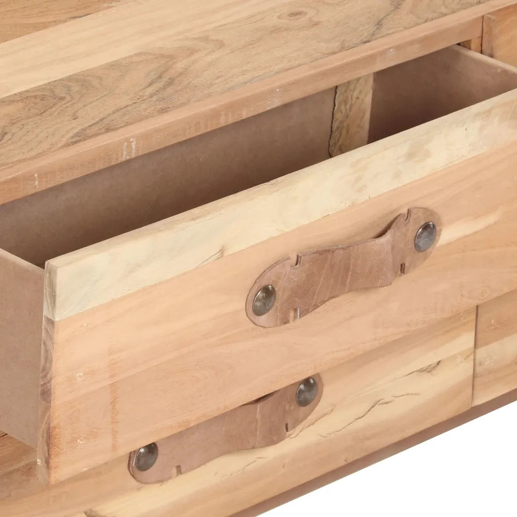 vidaXL Mobile Porta TV in Legno Massello di Recupero