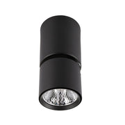 Italux Boniva plafoniera LED 5W nera metallo 3000K