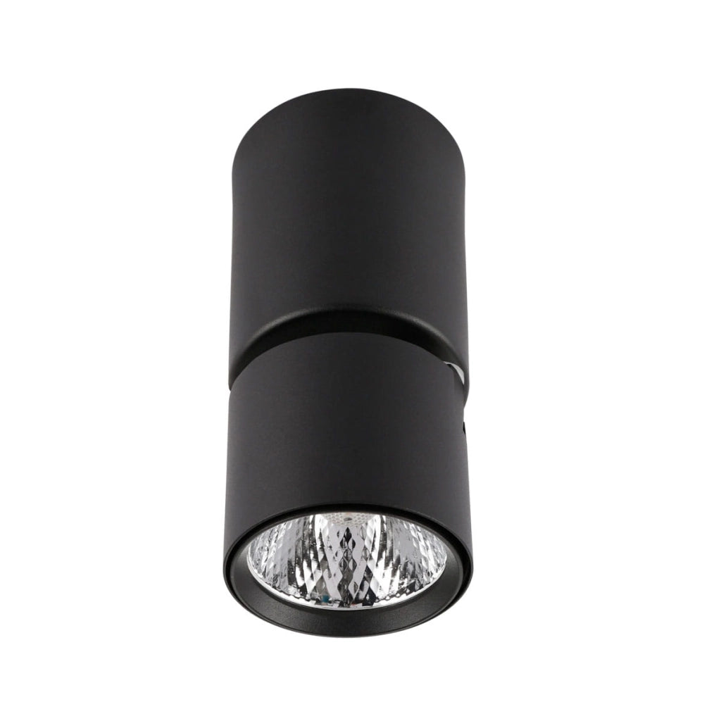 Italux Boniva plafoniera LED 5W nera metallo 3000K