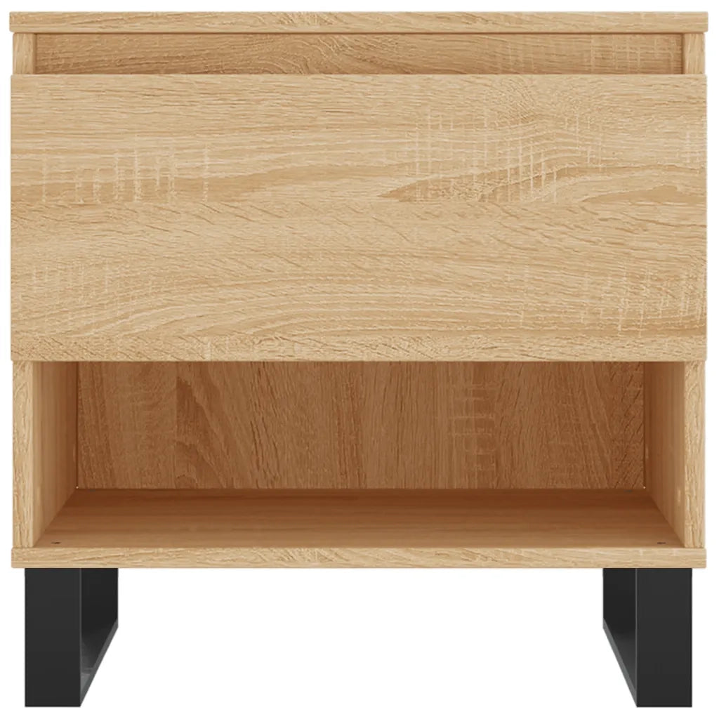 Tavolini Salotto 2pz Rovere Sonoma 50x46x50cm Legno Multistrato 830931