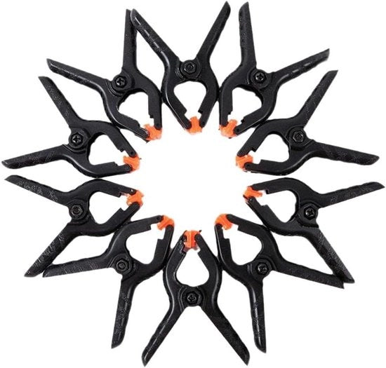 Set di Viti a Vela - Impianto di Viti in Plastica per Fai da Te per la Lavorazione del Legno, Clip di Supporto per Fotostudio, 10 Pezzi