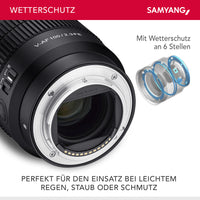 Obiettivo video V-AF 100 mm T2,3 FE compatibile con Sony E, per videocamera, con autofocus risoluzione 8K e lampada Tally, alta intensità luminosa per full-frame e APS-C