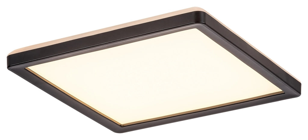 Plafoniera esterna LED quadrata 15W Inverness nera Rabalux