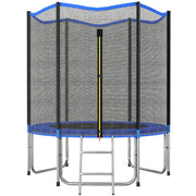 Trampolino Esterno Giardino 6 Pali ¨C Zephmum ¨C Blu ?183cm 80kg