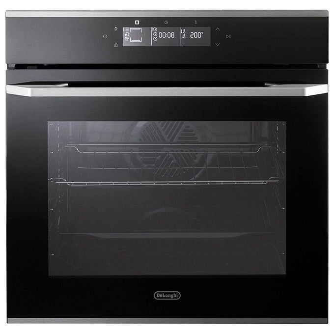 De Longhi NRE19PYX forno elettrico multifunzione pirolitico, airfry, 78 litri, classe A++, 60 cm, nero