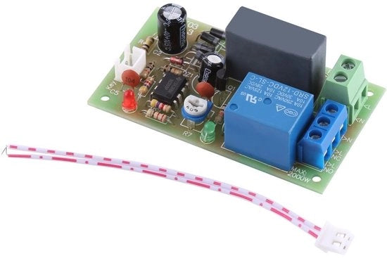 Modulo di commutazione regolabile - 220V CA - Ritardo regolabile 1-60s - Automatico - 10A - Ideale per carichi pesanti