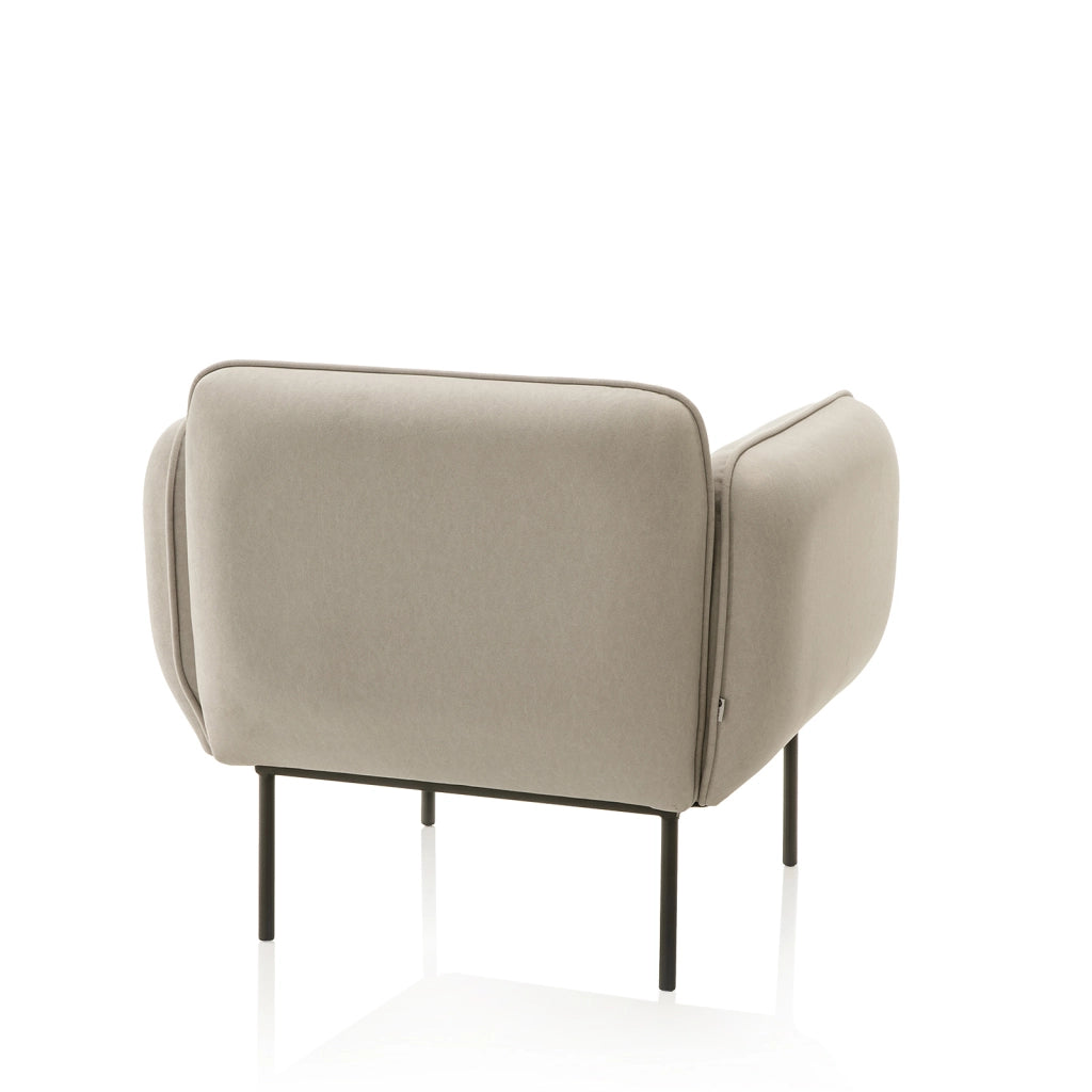 Poltrona VELOUR grigio chiaro
