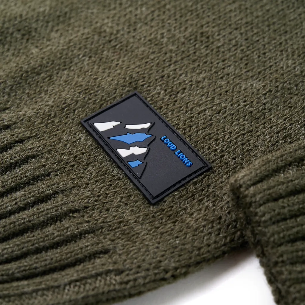 Maglione per Bambini Lavorato a Maglia Cachi 116 14486