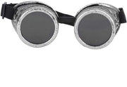 Accessorio di cosplay a forma di occhiali da sole steampunk - Occhiali da sole classici con protezione antisfregamento - Cuscino per naso regolabile - Materiale resistente e duraturo - Occhiali da sole vintage