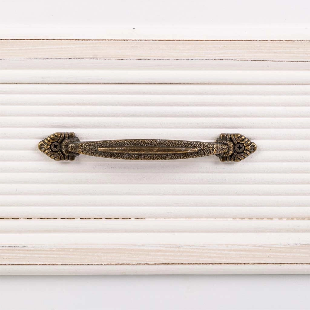 Tavolo in legno bianco 37x33,5x53h