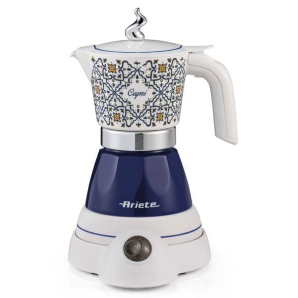 Ariete moka aroma capri (1358/1c) - moka elettrica per polvere di caffÈ 2/4 tazze - ARI1358CA