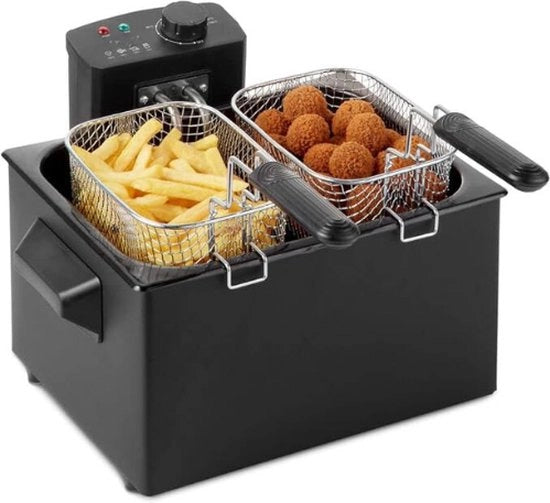 Piastra Frittoia Dupla - Frittoia Dupla - Piastra Fritti - Frittiera - Festa di Famiglia