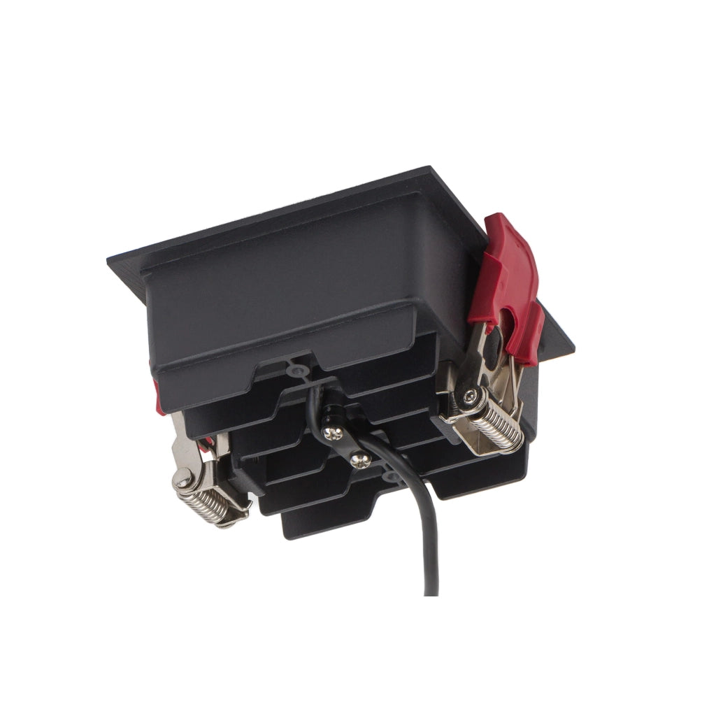 Faretto incasso quadrato LED 16W 4000K nero Nowodvorski
