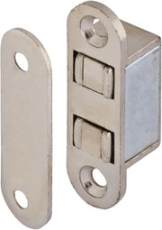 Chiusura a magnete con piatto di contatto per mobili - Attrattore di porta con forte aderenza di 4,0 kg