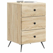 Comodino | Armadio da Notte | Mobiletto da notte con cassetto Rovere Sonoma 43 x 41 x 66,5 cm
